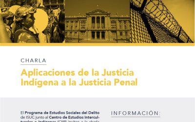 “Aplicaciones de la justicia indígena a la justicia penal”. Aaron Arnold, Center for Court Innovation, Nueva York