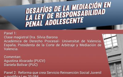Seminario “Desafíos de la mediación en la Ley de Responsabilidad Penal Adolescente”