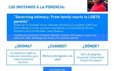 Ponencia: «Governing Intimacy. From family courts to LGBTQ parents»