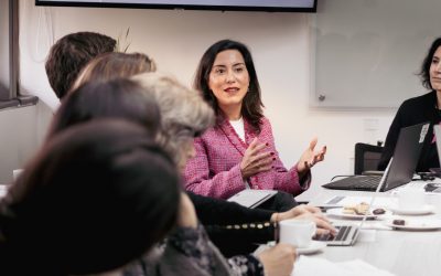 Junto a Alexandra Martins de la Oficina de Naciones Unidas contra la Droga y el Delito (UNODC) lideramos dos mesas de expertos sobre protección y justicia juvenil