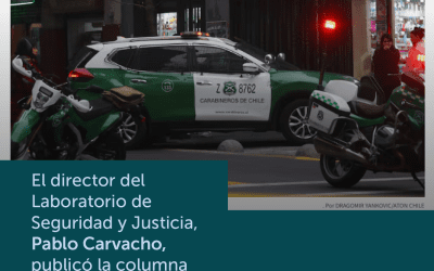 Pablo Carvacho, publicó la columna de opinión «Desnormalizando el alarmismo», en el diario La Tercera.