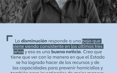 Pablo Carvacho, director de Investigación y Desarrollo, se refirió a los resultados del Informe de Homicidios del primer semestre de 2025